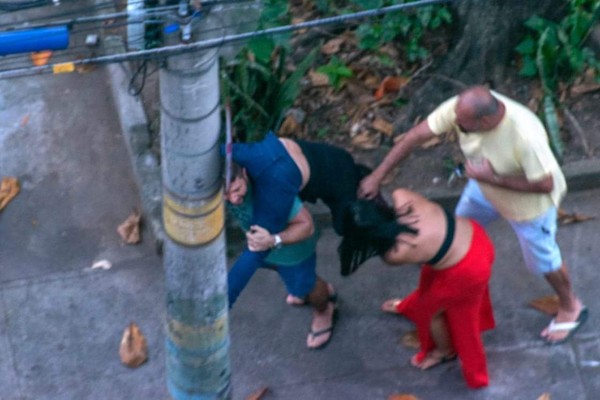 Imagens mostram envolvidos em confusão com médica que relatou ser espancada no Grajaú, Rio